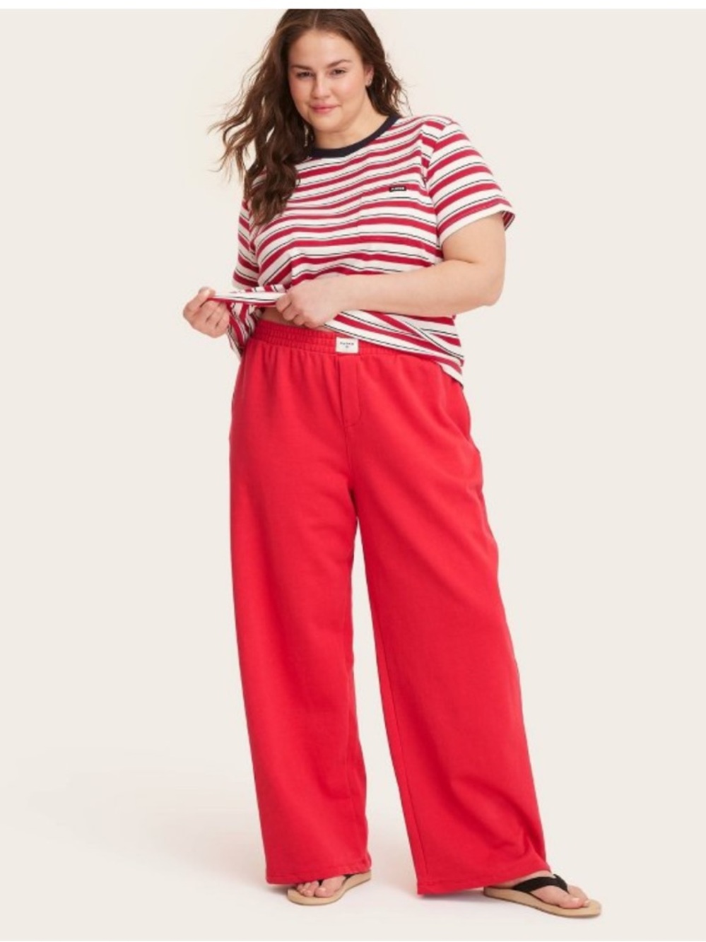 Parke x Target Women's High-Rise Boxer Sweatpants Red Size 1X NWT SOLDOUT